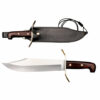 Wild West Bowie Mes Koud Staal Rozenhout Handvat