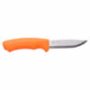CouteaudeChasseBushcraftSurvivalOrangeMancheCaoutchoucMorakniv_large Bushcraft Overlevingsmes Oranje Rubberen Handvat Morakniv
