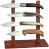 PresentoirPresentoir4couteauxMancheBoisCudeman_large Display 4 messen Houten handvat Cudeman