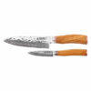 WU8011-WUSAKI-SET-COUTEAUX-2PCS_large Set 2PCS Olijfboom handvat | Wusaki