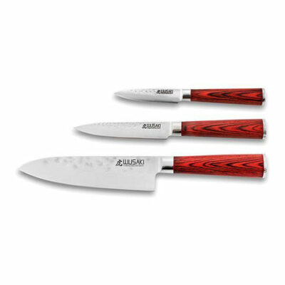 Box met 3 messen (Santoku, Universal en Office) | WUSAKI