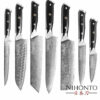 sano-series-7-pcs-damascussteelknife_large Professionele set 7 PCS | Sano serie